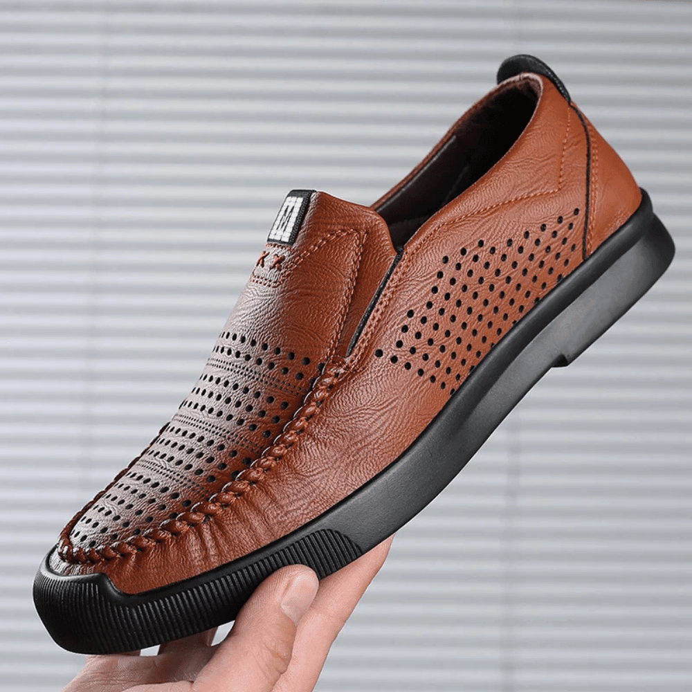 Men's Leather Moccasins Milan Verno