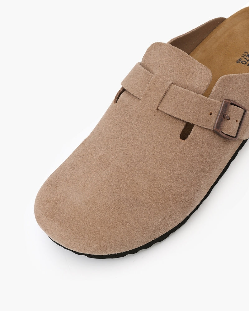 Old Money Suede Clogs