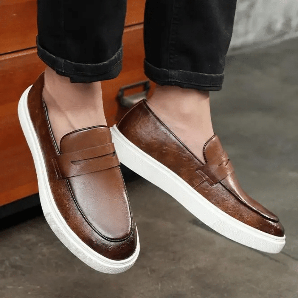 Mokassin Slip On Herren aus Leder Reine Arvelo