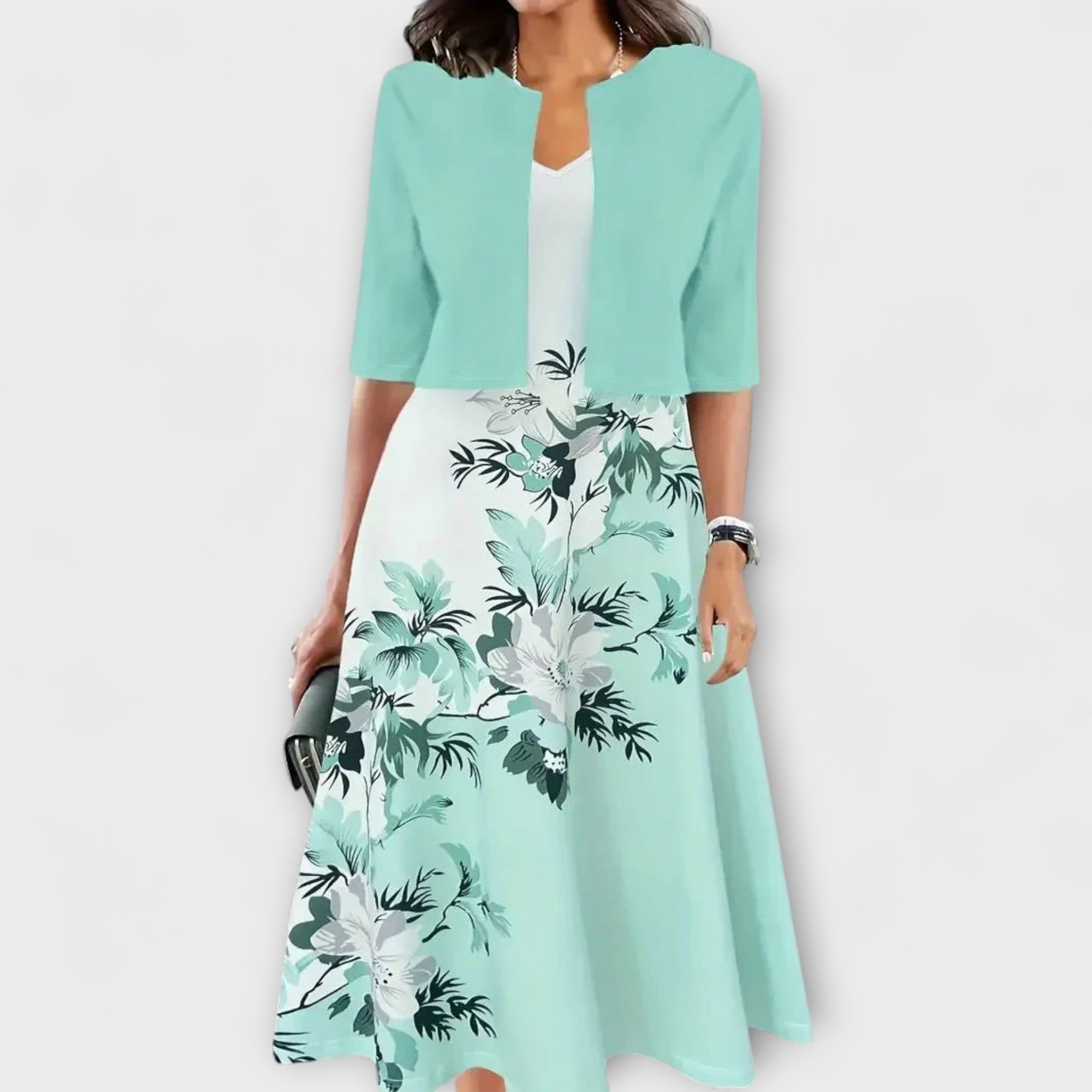 Women's Midi Dress with Jacket