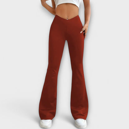Serena - Loose Pants with Flared Legs