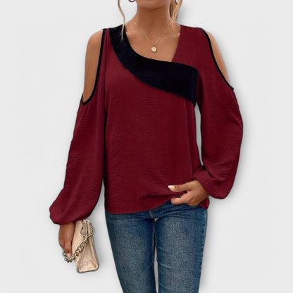 Scarlett - Blouse with Square Neckline